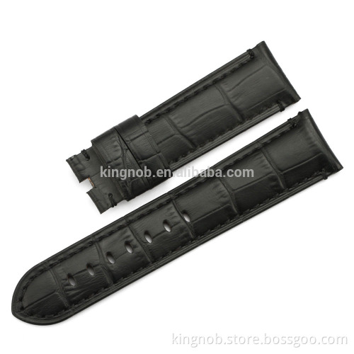 22mm genuine leather watchbands leather watch strap for panerai wrist band